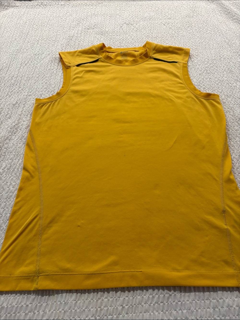 MEC Men’s Sleeveless Performance Top - Mustard Yellow
Size S